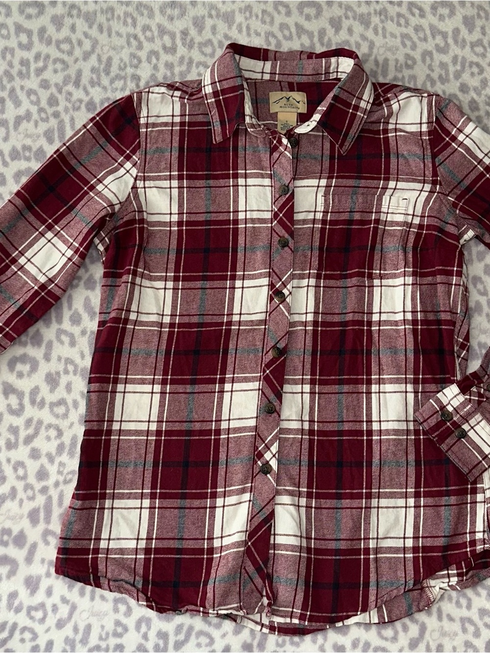 Kids Maroon Plaid Button-Down Shirt - Outdoor Heritage